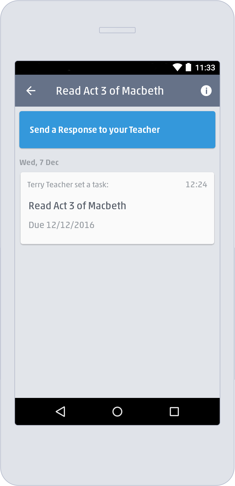 Viewing Your Tasks in the Android App