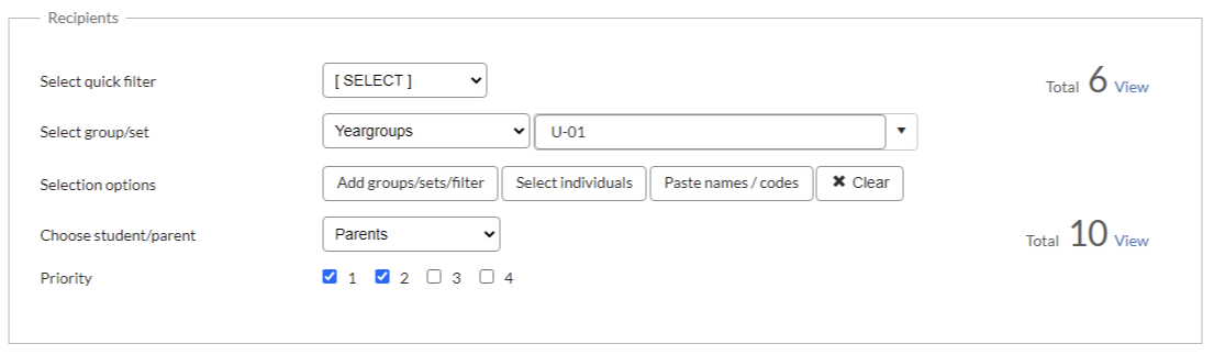 MIS Contact Types and Options