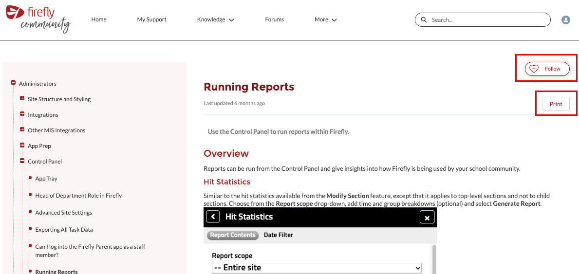 How to Search the Firefly Community Knowledge Base