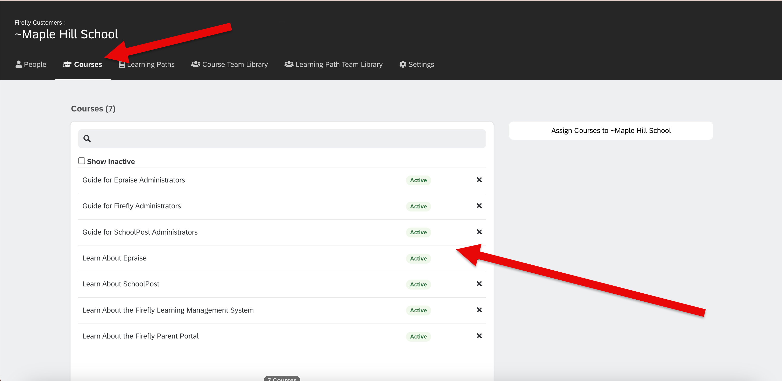 Managing Users and Assigning Courses in Firefly University