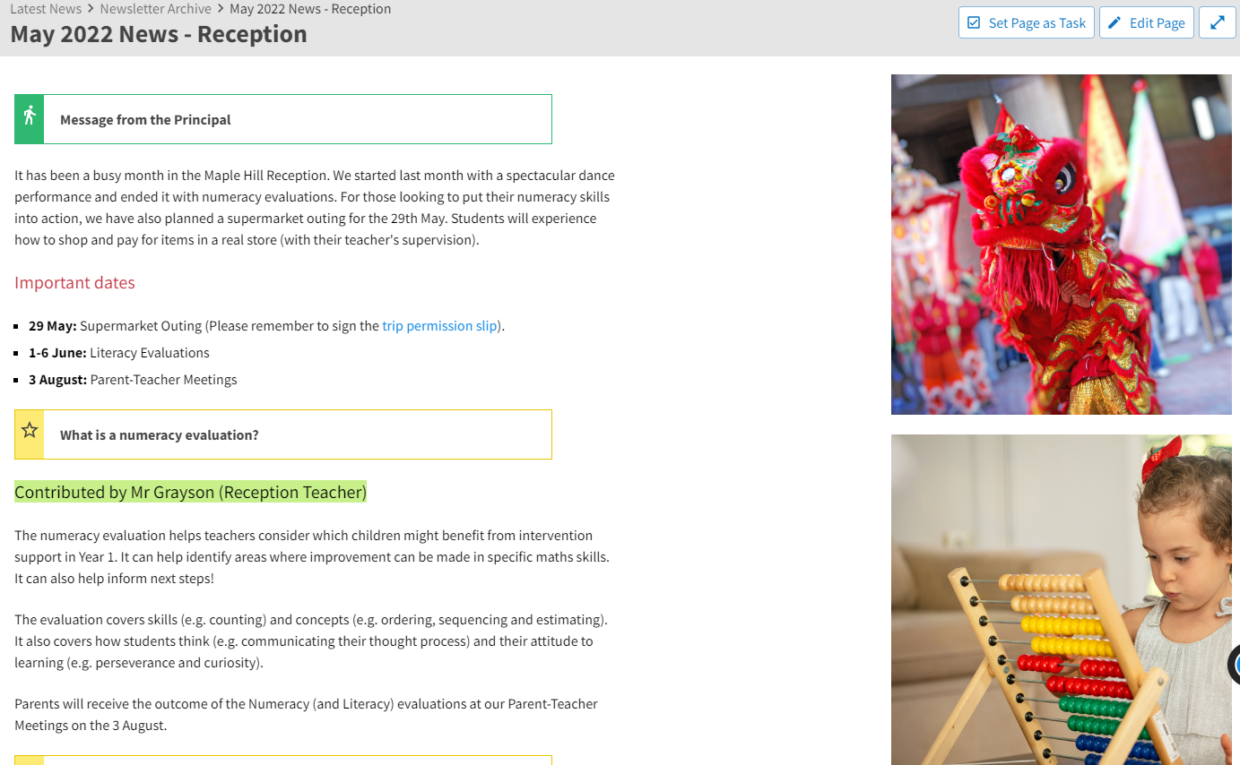 Creating Newsletters